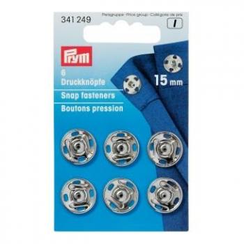 Prym Metall-Annäh-Druckknopf 15mm