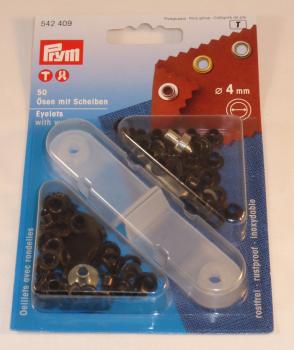 Prym Ösen mit Scheiben 4mm