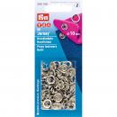 Prym Jersey-Druckknopf  mit Zackenring 10mm silberfarbig  Nachfüllpack