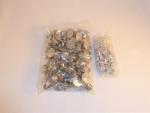 Jeansknöpfe 17mm Sterne silber